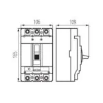 Kanlux 36292 Wyłącznik kompaktowy MCCB KMCCB KMCCB-F-250A