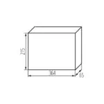 Kanlux 36418 Разпределително табло от серия DB DB DB118F 1X18P/FMD-P