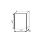 Kanlux 36423 Разпределително табло от серия DB DB DB312S 3X12P/SMD-P