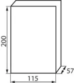 Kanlux 3840 Разпределително табло от серия DB DB DB104F 1X4P/FMD