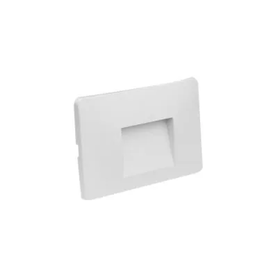Vito 3410430 LED ВЪНШЕН ОСВЕТИТЕЛ ЗА СТЪПАЛА ЗА ПОВЪРХНОСТЕН МОНТАЖ MINO 3W 180Lm 3000K (ТОПЛА СВЕТЛИНА) 134x85x13 БЯЛО