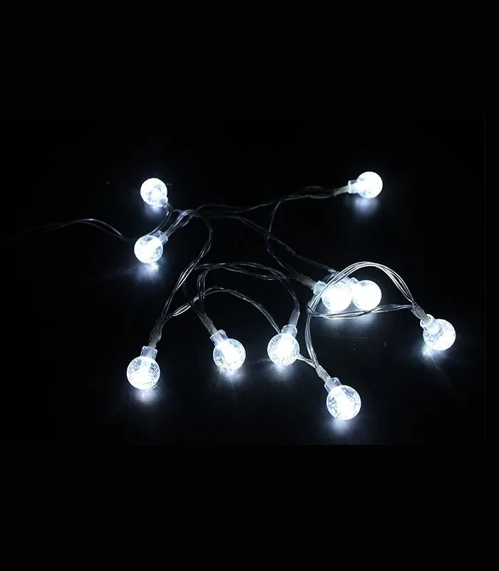Vito 5620671 CHRISTMAS LIGHTING NATALE-12 BULB 10LED 6400K 1M 2xAA IP20 TRANSPARENT WITH TIMING FUNCTION