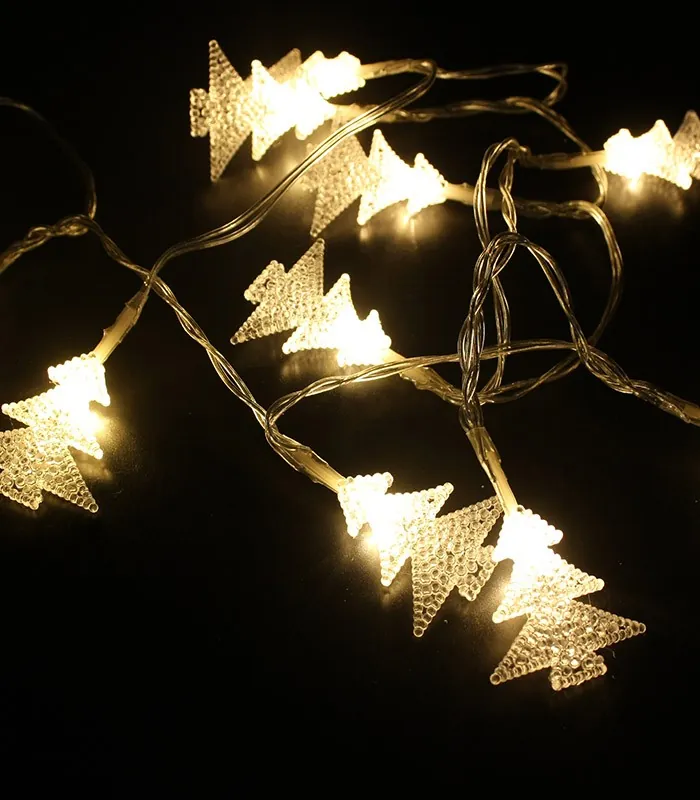 Vito 5620701 CHRISTMAS LIGHTING NATALE-15 TREE 10LED 2700K 1M 2xAA IP20 TRANSPARENT WITH TIMING FUNCTION