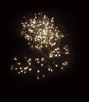 Vito 5620615 CHRISTMAS LIGHTING NATALE-9 CLUSTER 384LED 2700K 3M 36V IP44 GREEN 3xCONNECTABLE