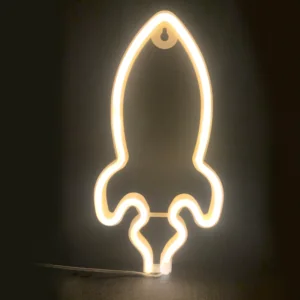 ACA Lighting F04001320 ROCKET – 87 неонови LED бат. (3×AA) USB топла светлина IP20 13.5×2×27см