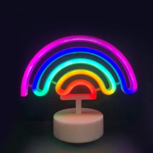 ACA Lighting F04003303 RAINBOW – 66 неонови LED бат. (3×AA) USB RGB IP20 23×10×19.5см