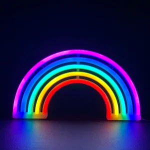 ACA Lighting F040033032 RAINBOW – 80 неонови LED бат. (3×AA) USB RGB IP20 18×2×30см