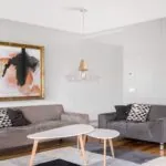 Vivalux VIV005099 Полилей AVA SSP799 1xE27 метал с дърво бял