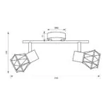 VivaluxVIV005092Спот FRODO SP795 2xE27 метал бял