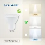Vivalux VIV005065 Димируема LED лампа VOLUX LED JDR 7W 560lm GU10 4000K