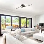 Vivalux VIV005037 LED плафон RIVER LED 12W черен 4000K