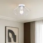 VivaluxVIV005097Плафон FRODO CL798 1xE27 метал бял