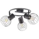 VivaluxVIV005032Спираловиден спот MAYA SP779 3xE14 черен