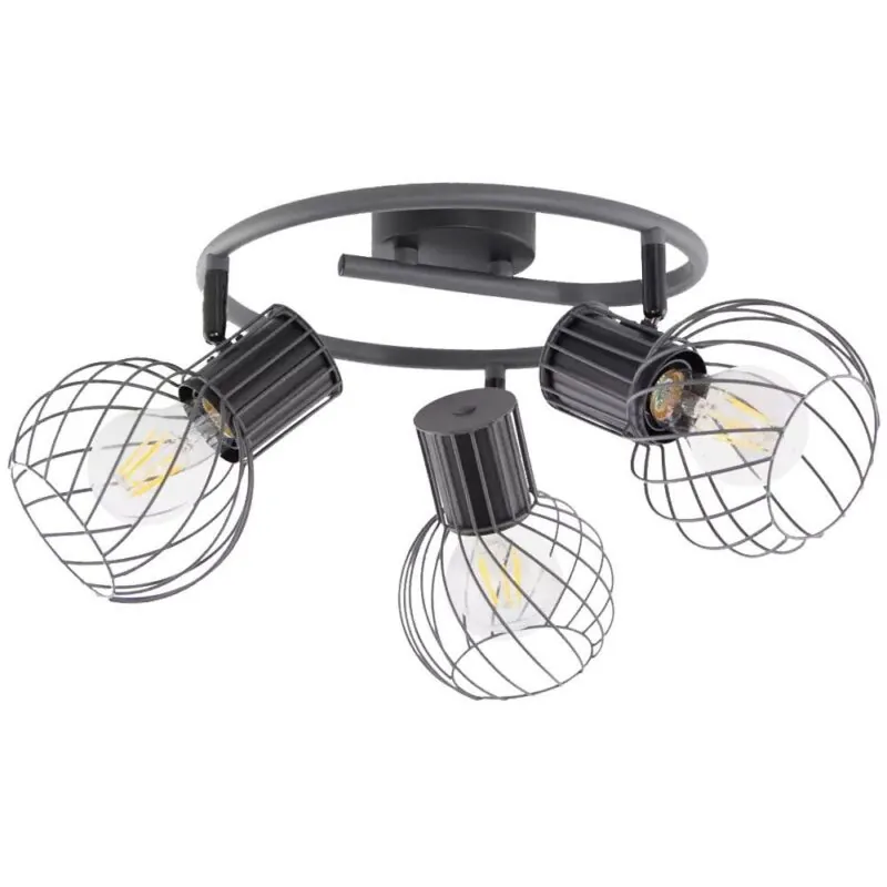 VivaluxVIV005032Спираловиден спот MAYA SP779 3xE14 черен