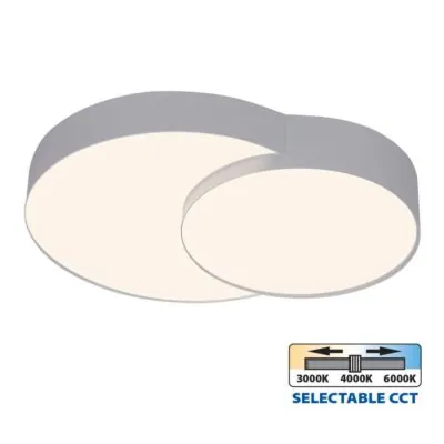 Vivalux VIV005152 LED плафон PEBBLE LED 35W бял CCT 3000-4000-6000K