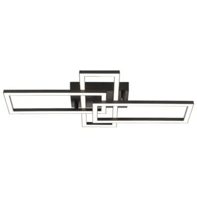 Vivalux VIV005035 LED плафон SONOMA LED RC3∙ 24W черен 4000K