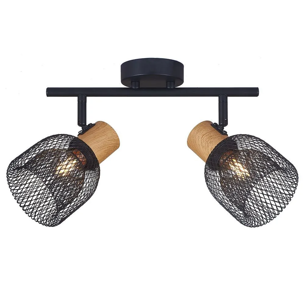 Vivalux VIV005086 Спот BRIA SP792 2xE27 мрежа черен