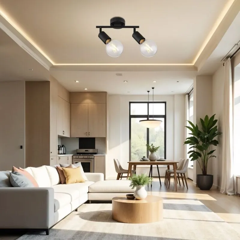 VivaluxVIV005019Линеен спот BERGEN SP770 2xE27 черен