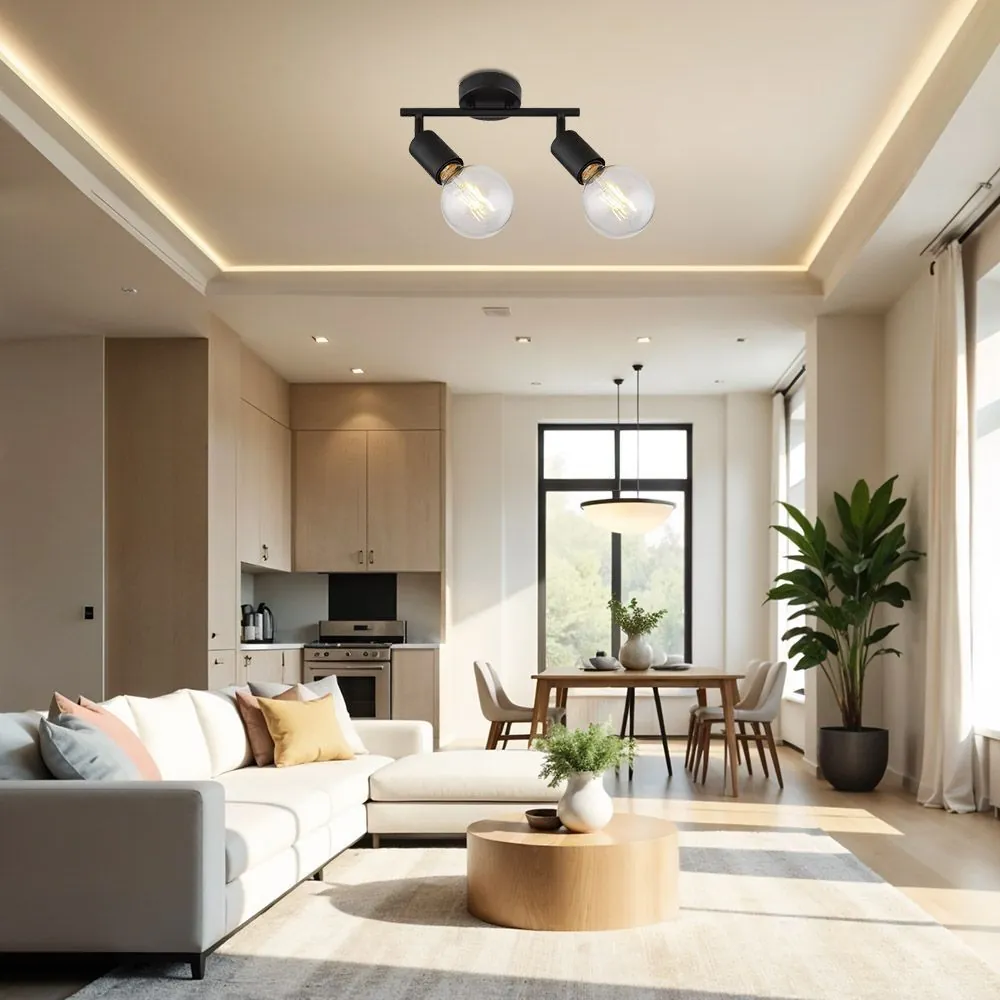 VivaluxVIV005019Линеен спот BERGEN SP770 2xE27 черен