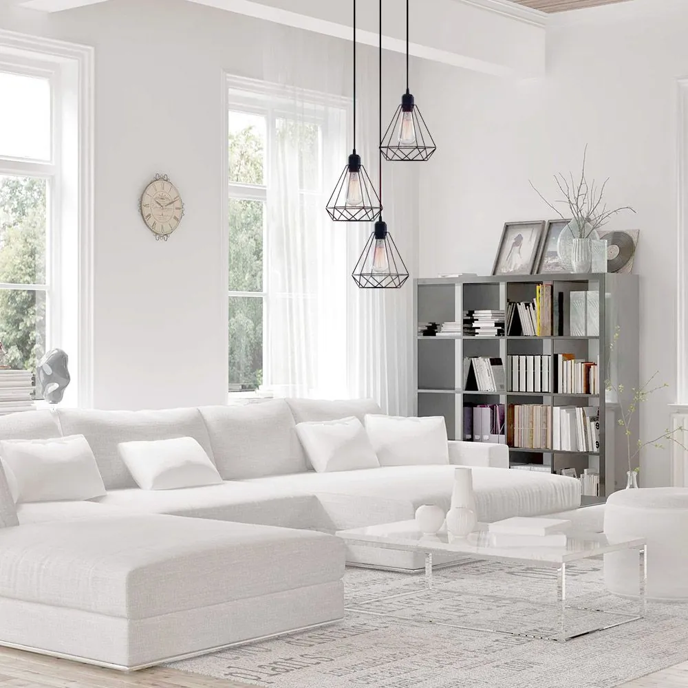 VivaluxVIV005012Полилей ALMA SSP763 3хЕ27 декоративна решетка черен