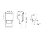 Vivalux VIV002864 Прожектор HALO за халогенни лампи 118 мм бял IP44