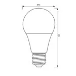 VivaluxVIV004294LED лампа LARGO LED 9W 806lm E27 4000K