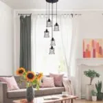 Vivalux VIV005008 Полилей AVA SSP759 5хЕ27 декоративна решетка черен