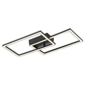 Vivalux VIV005034 LED плафон SONOMA LED RC2 20W черен 4000K