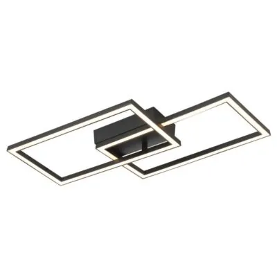 Vivalux VIV005034 LED плафон SONOMA LED RC2 20W черен 4000K