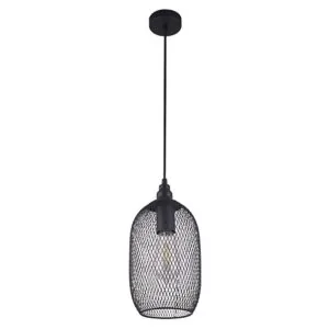 VivaluxVIV005101Полилей LARS SSP601 1xE27 мрежа черен