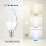 VivaluxVIV005129LED лампа CAMEO LED 5W 470lm E14 6400K