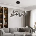 VivaluxVIV005045Полилей GALILEO SSP783 6хG9 опушени стъкла