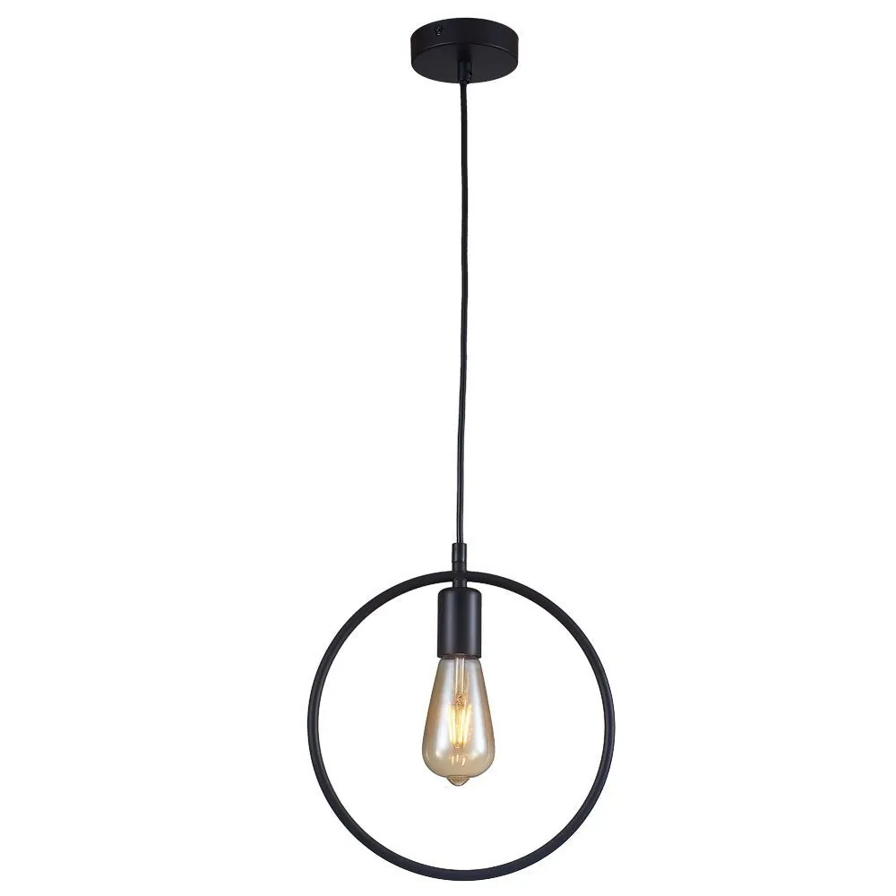 image-product-6ca9a19a-005104-00.jpg Vivalux VIV005104 Полилей ELIO SSP604 1xE27 кръг черен