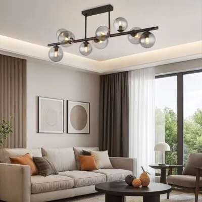 Vivalux VIV005043 Полилей GALILEO SSP781 9хG9 опушени стъкла