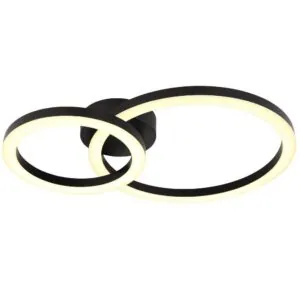 Vivalux VIV005041 LED плафон ZION LED 18W черен 4000K