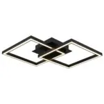 Vivalux VIV005033 LED плафон SONOMA LED SQ2 20W черен 4000K