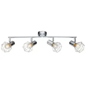 VivaluxVIV005029Линеен спот ANEKE SP776 подвижни рамена 4xE14 хром