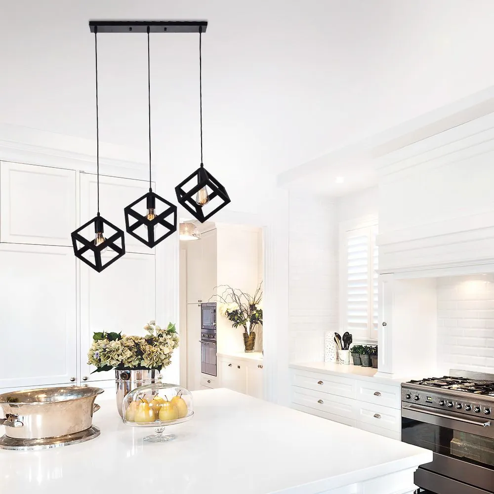 VivaluxVIV005015Полилей MARTE SSP766 3хЕ27 декоративна решетка черен