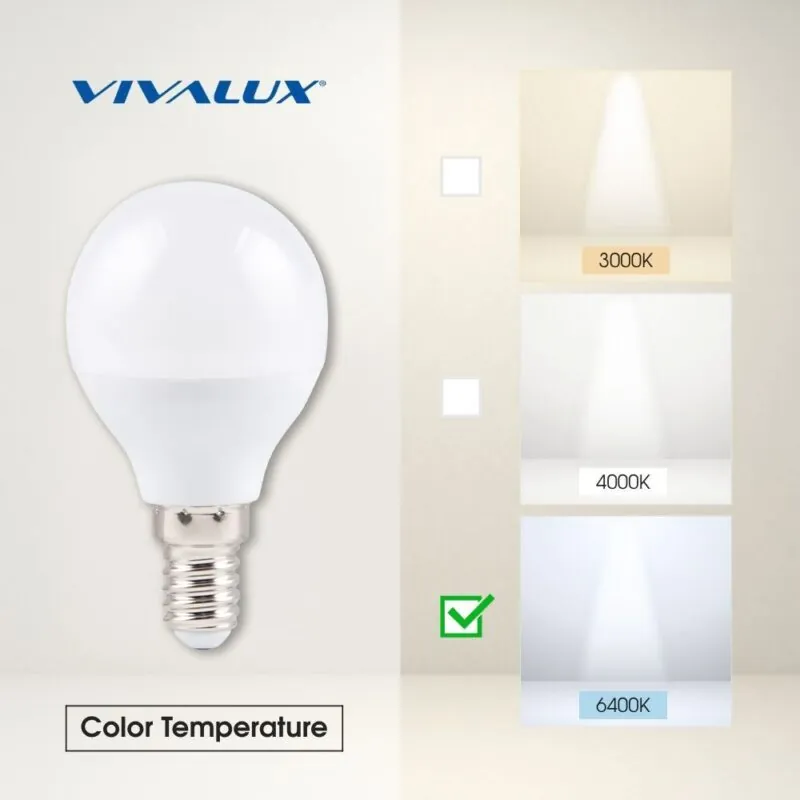Vivalux VIV005131 LED лампа CAMEO LED 5W 470lm E14 6400K