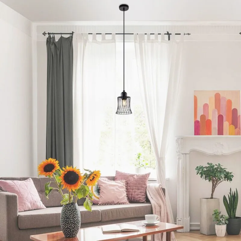 VivaluxVIV005007Полилей AVA SSP758 1хЕ27 декоративна решетка черен