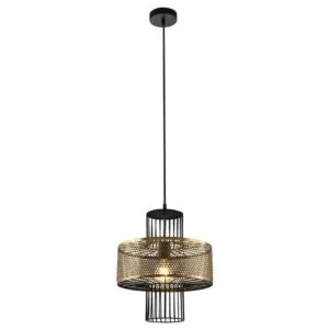 VivaluxVIV004997Полилей CASTELLO SSP748 1хЕ27 черно/злато метал