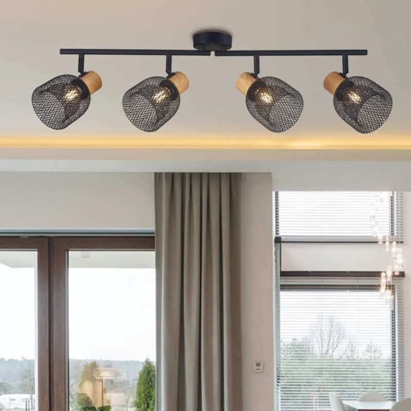 Vivalux VIV005087 Спот BRIA SP793 4xE27 мрежа черен