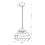 Vivalux VIV005003 Полилей BERNARD-O SSP754 1хЕ27 декоративна решетка черен