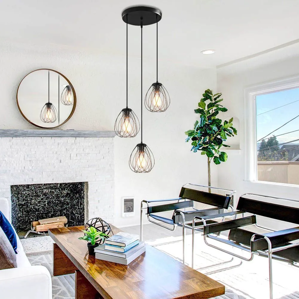 VivaluxVIV005010Полилей ALBA SSP761 3хЕ27 декоративна решетка черен