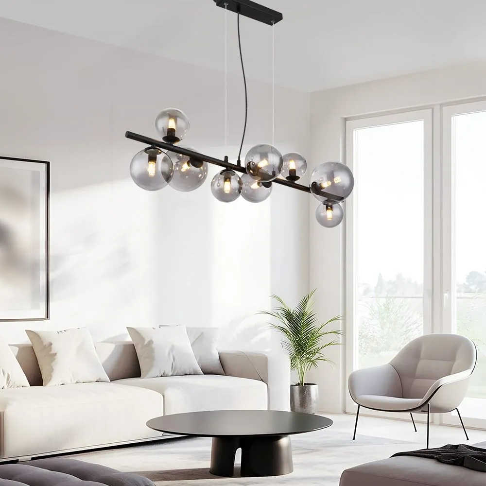 Vivalux VIV005044 Полилей GALILEO SSP782 9хG9 опушени стъкла