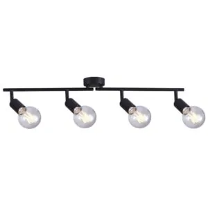 VivaluxVIV005021Линеен спот BERGEN SP772 подвижни рамена 4xE27 черен