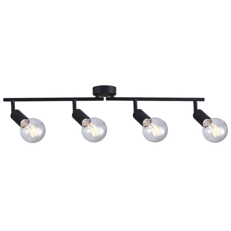 VivaluxVIV005021Линеен спот BERGEN SP772 подвижни рамена 4xE27 черен