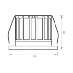 Vivalux VIV005078 LED луна OMIX LED 3W 270lm бяла 4000K