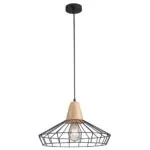 VivaluxVIV005098Полилей AVA SSP799 1xE27 метал с дърво черен