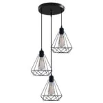 VivaluxVIV005012Полилей ALMA SSP763 3хЕ27 декоративна решетка черен